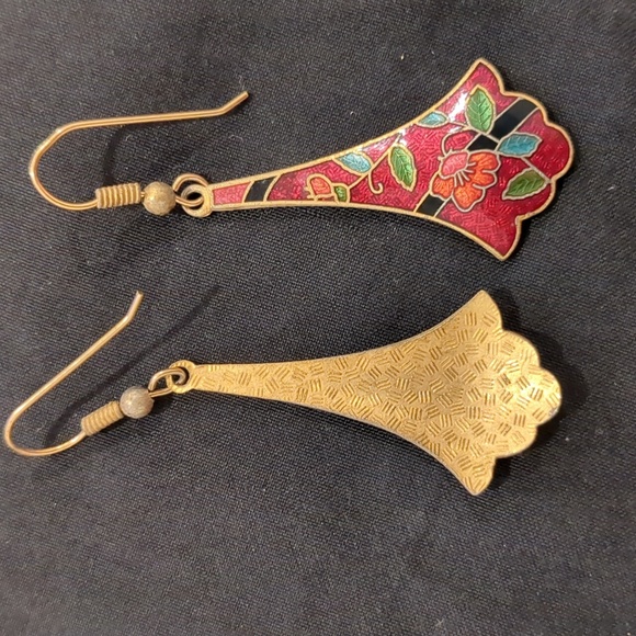 Vintage dangle earrings - Picture 3 of 3